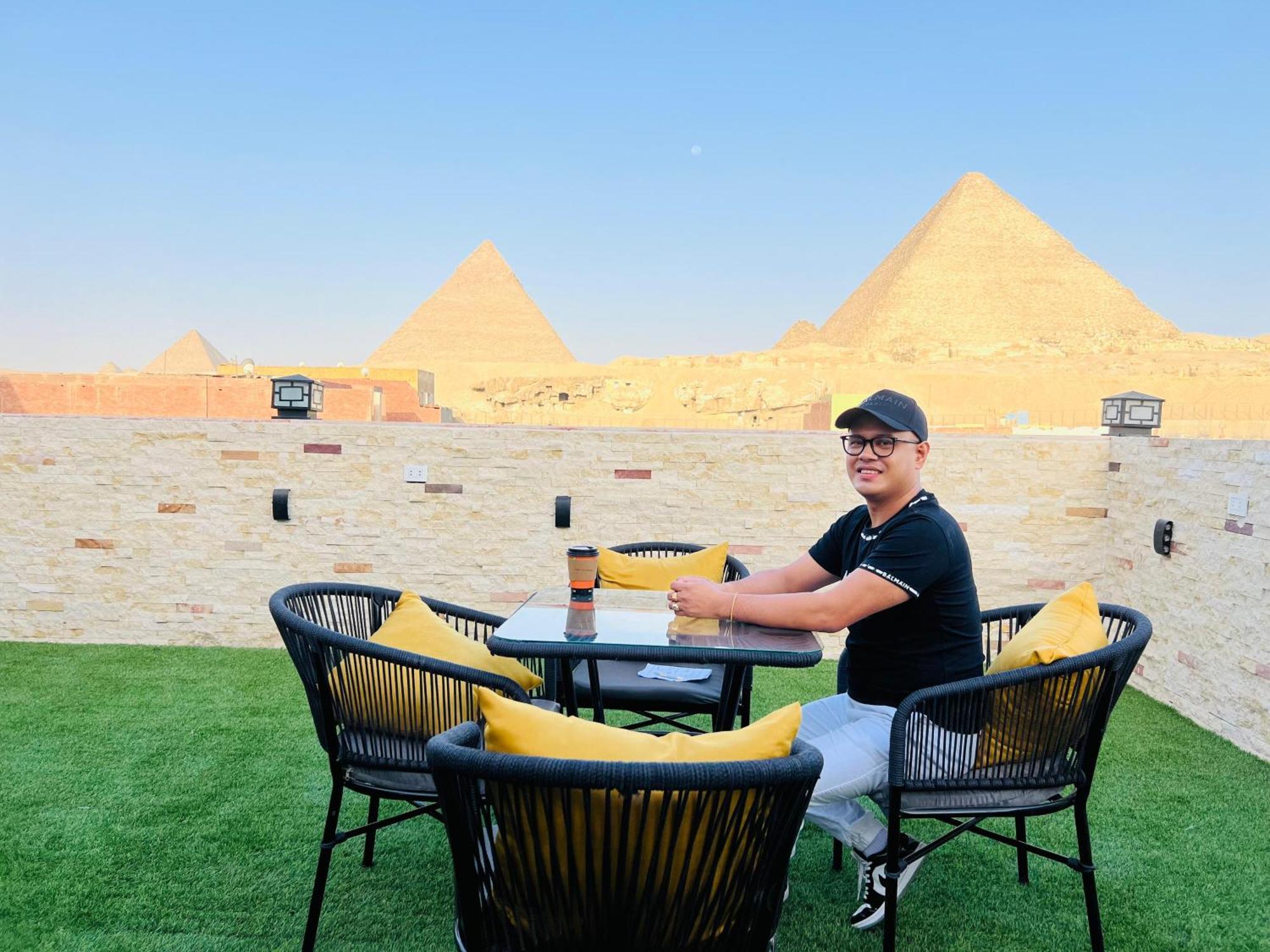 New Scarab Pyramids View Hotel Kafrat al Jabal ภายนอก รูปภาพ